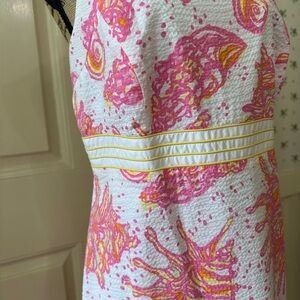 Lilly Pulitzer Pink and Yellow Tinsley Dress